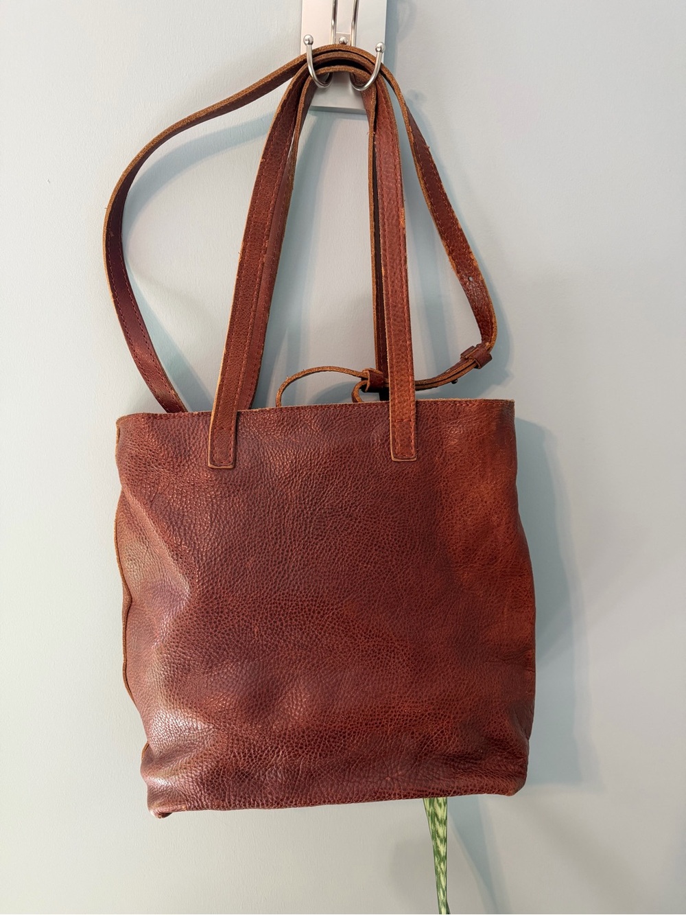 Portland Leather Goods Crossbody Tote in Nutmeg - Picture 3 of 13